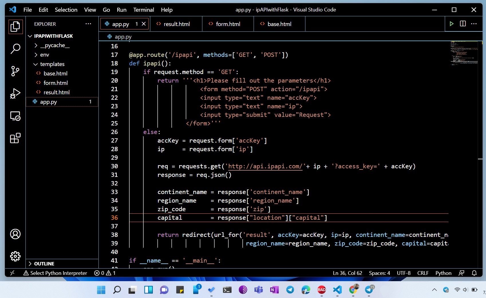 Look Up IP Addresses with Python Flask & IP API Guide Pro v2