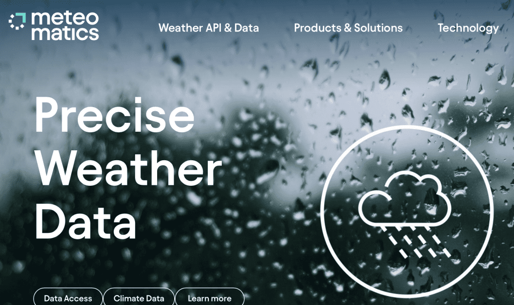 meteomatics weather API