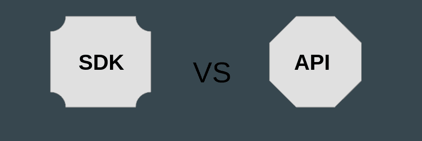 What is the difference between SDK vs API