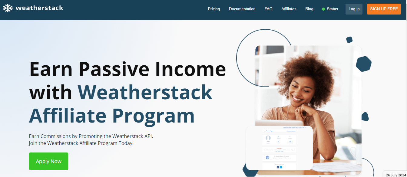 Weatherstack Affiliate Program