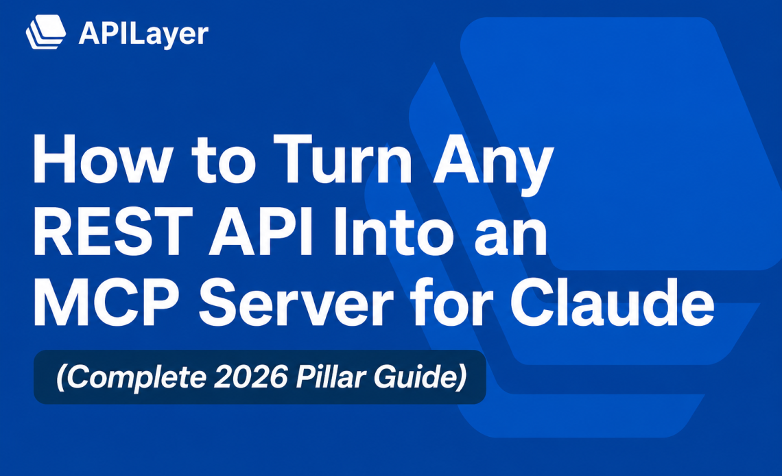 How to Turn Any REST API Into an MCP Server for Claude