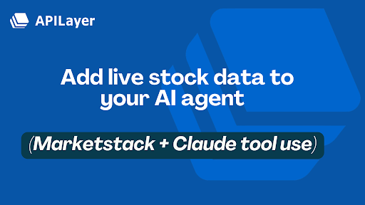AI agent stock data API
