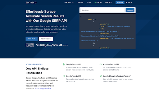 Zenserp: Comprehensive SERP Data + AI Citation Tracking